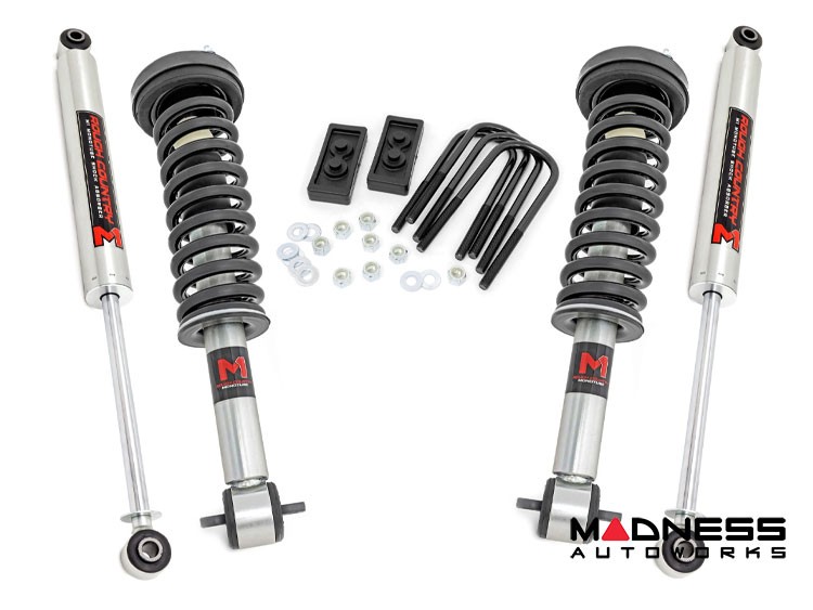 Ford F-150 Lift Kit - 2in - Front M1 Monotube Struts / Rear M1